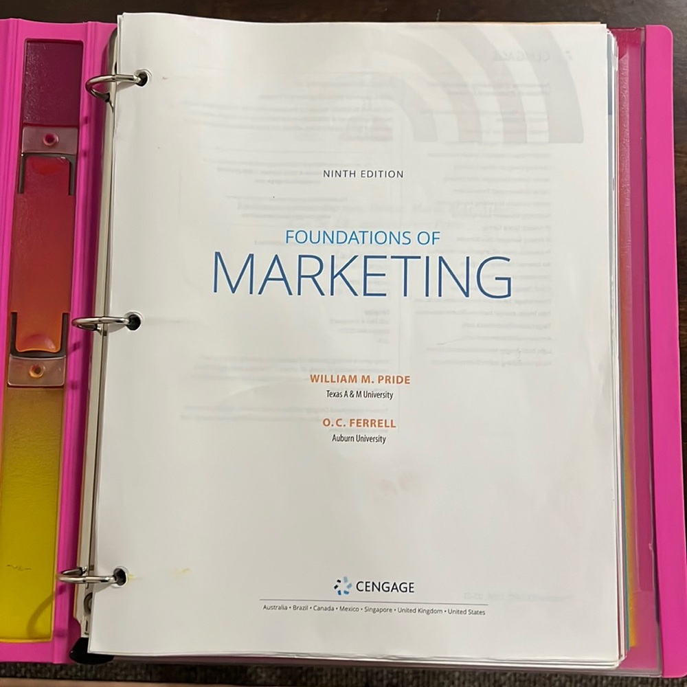 Foundations of Marketing